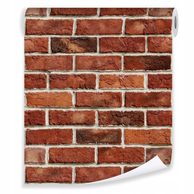 3D brick-effect wallpaper roll