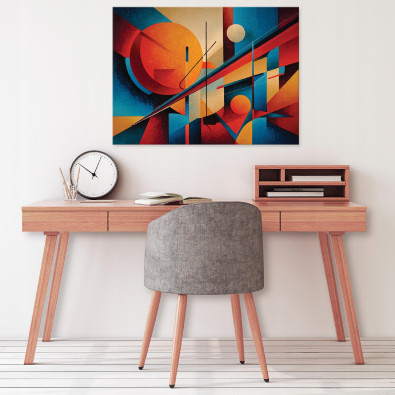 Abstract pop art painting for the bedroom, living room, or kitchen on canvas, 120x80
