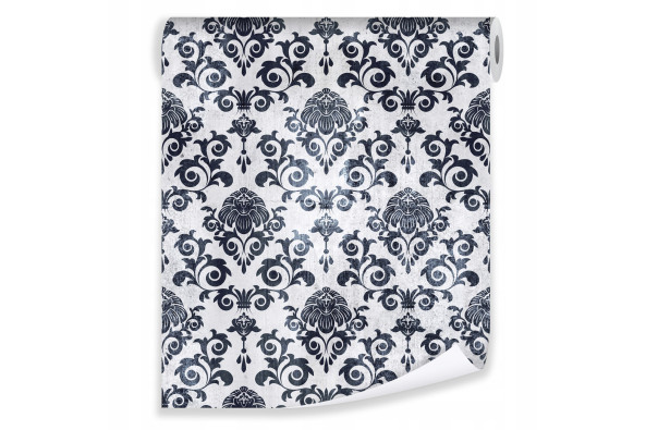 Concrete Glamour Ornamental Wallpaper Roll