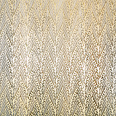 Wall mural ajour leaves beige gold herringbone pattern living room