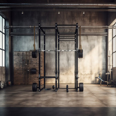 Fotótapéta ipari edzőterem loft súlyzók fitnesz szoba