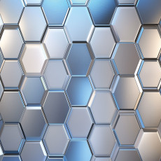 Fotófalikép kisfiúknak, 3D-s hatszögek, gyerekszobai tapéta,