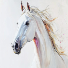 Gyerekeknek szóló fotófal: ló és állatok – tapéta gyerekszobába, 150x105 cm