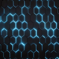 Fotófalikép fiúknak, 3D-s hexagon mintás játékos tapéta gyerekszobába,