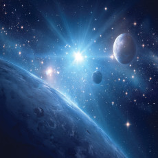 Fotótapéta világűr bolygók csillagok föld hold galaxis szoba