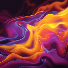 3D-s absztrakt hullám mintás fotótapéta hálószobába vagy nappaliba, flizelin hátú, 150x105 cm