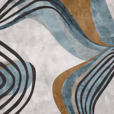 Absztrakt art deco fotótapéta hálószobába vagy nappaliba, flizelin hátterű