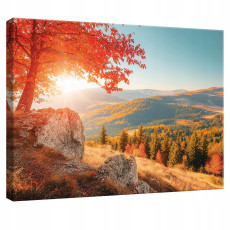 Kép hálószobába, nappaliba vagy konyhába: hegyi tájkép vászonra nyomtatva, 100x70 cm-es falikép