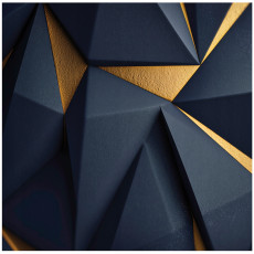 Geometrikus absztrakt fotófalitapéta hálószobába vagy nappaliba, flizelin hátú, 300x210 cm