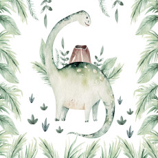 Fali tapéta: dinoszauruszok és vulkánok a gyerekszobában