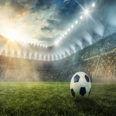 Fotófalikép: futballstadion, nap, zöld, gyerekszoba, iroda, háttérkép, flizelin