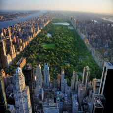 Falfestmény: New York, Central Park, nappali