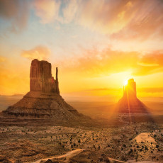Falfestmény: Monument Valley sivatag a nappaliban