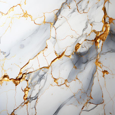 Falfestmény: fehérarany márványos kintsugi nappali