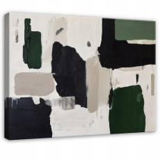 Absztrakt, art deco stílusú festmény hálószobába vagy nappaliba, vászonra nyomtatva, 120x80 cm