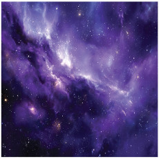Gyerekfotófalikép: Űr, lila, csillagok – gyerekfotófalikép, 250x175 cm