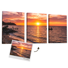 Custom Travel Canvas Set from Your Own Photo