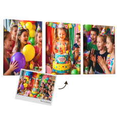 Custom Birthday Canvas Set from Your Own Photo