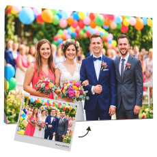 Custom Wedding Picture from Your Own Photo