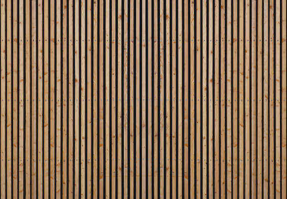 Wall mural wooden slats panels natural oak modern Scandinavian
