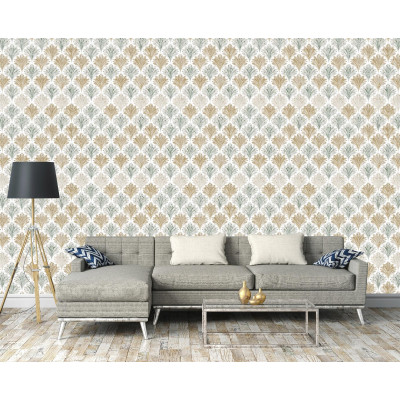 Vintage abstract wallpaper on non-woven fabric for living room and bedroom walls