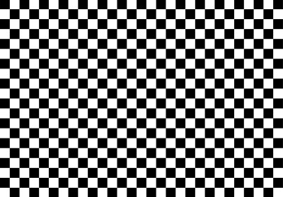 Wall mural black white checkerboard squares geometric pattern