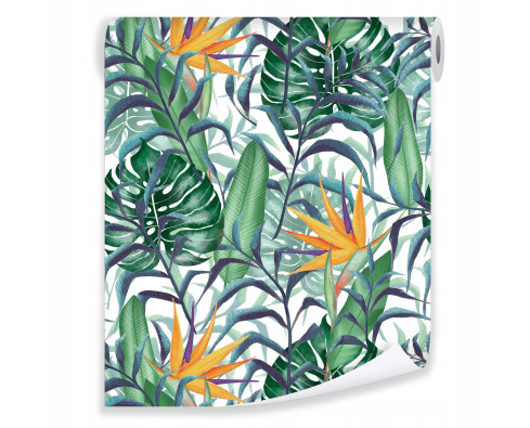 Tropical leaves wallpaper for walls wallpaper